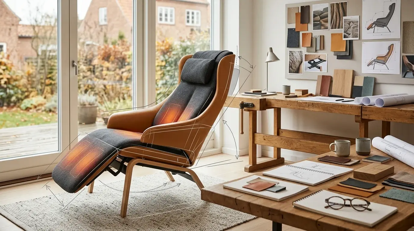 Massagestol med varme: Funktion, zoner og sikker brug